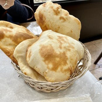 Abuqir Seafood - Fluffiest pita bread - Mediterranean Near Me - Astoria, New York
