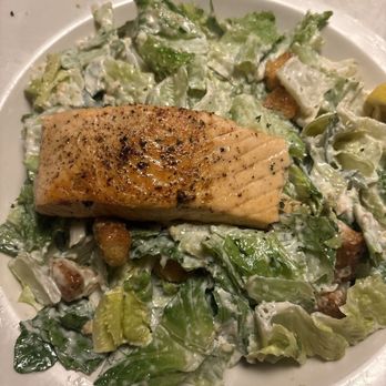 Texas Roadhouse - Caesar salad with salmon - Steakhouses Near Me - Marlton, New Jersey