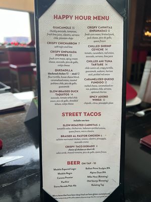 Menu photo 8 RED O San Diego, CA