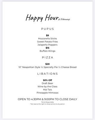 Menu photo 3 Hideaways Pizza Pub Princeville, HI Menu photo 3 Hideaways Pizza Pub Princeville, HI
