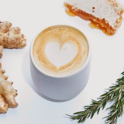 Lamill Coffee - Rosemary honey ginger latte available now for a limited time!