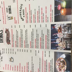 Wafflemeister - Back of menu