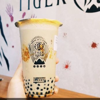 Tiger Sugar - Looks just like regular milk tea from any bakery after shaking it up - Bubble Tea Near Me - New York, New York Tiger Sugar - Looks just like regular milk tea from any bakery after shaking it up - Bubble Tea Near Me - New York, New York