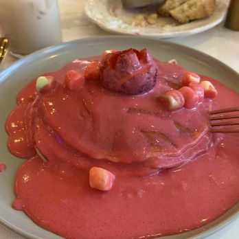 Cafe Carrusel - Strawberry Heaven Pink Pancakes - Mexican Near Me - Santa Rosa, California Cafe Carrusel - Strawberry Heaven Pink Pancakes - Mexican Near Me - Santa Rosa, California