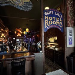 White Eagle Saloon - Entrance to the bar and stage area.