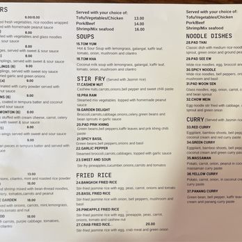 Thai Food House - Menu 1/2/23 - Thai Near Me - Winston, Oregon