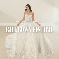 Camellia Wedding Gown - Princess wedding dress lace wedding dress with choker