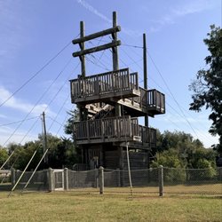 Oklahoma City Riversport Route 66 Boathouse - Adventure tower