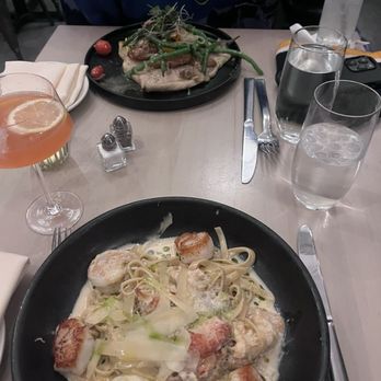 Taverna Oceana - Seafood Pasta with Alfredo instead - Seafood Near Me - Jacksonville, Florida Taverna Oceana - Seafood Pasta with Alfredo instead - Seafood Near Me - Jacksonville, Florida
