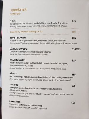 Menu photo 7 Tradition Stockholm, AB