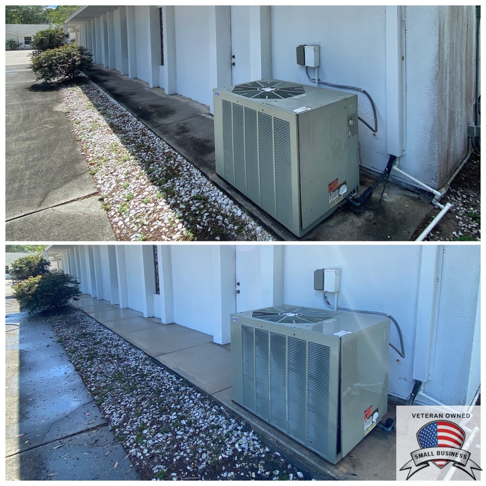 Slide of Veterans Pressure & Soft Washing