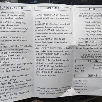 Yummy Kitchen - Menu - Hawaiian Near Me - Renton, Washington Yummy Kitchen - Menu - Hawaiian Near Me - Renton, Washington