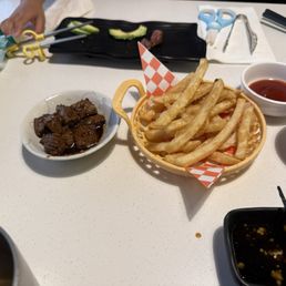 Fries and beef
