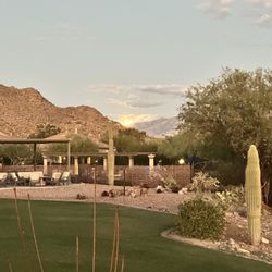 The Highlands at Dove Mountain - View from patio to the east