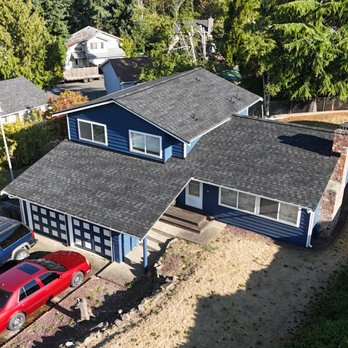 Bigfoot Roofing - Roof replacement in Federal Way, Washington, where we install new IKO Dynasty dual black - Siding Near Me - Tacoma, Washington