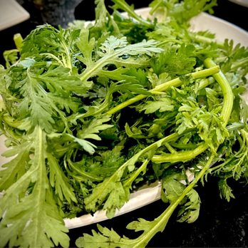 China Hot Pot - Chrysanthemum greens for hot pot - Mongolian Near Me - Atlanta, Georgia