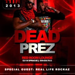 Red Room Lounge - Dead Prez Live at Red Room Lounge July 11th 2013