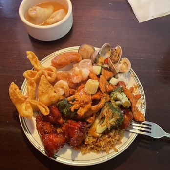 China Lobster - Lunch buffet plate of food - Chinese Near Me - New Kensington, Pennsylvania China Lobster - Lunch buffet plate of food - Chinese Near Me - New Kensington, Pennsylvania