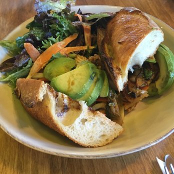 The Hub Cafe - squash banh mi | $8.5 grilled seasonal squash, carrot + daikon pickle, housemade kim chi, sunflower tahini, baguette with added avocado - Cafes Near Me - Lincoln, Nebraska The Hub Cafe - squash banh mi | $8.5 grilled seasonal squash, carrot + daikon pickle, housemade kim chi, sunflower tahini, baguette with added avocado - Cafes Near Me - Lincoln, Nebraska
