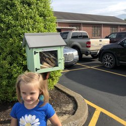 Little Free Library - In st Rita Catholic Church parking lot