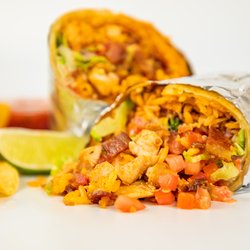 Salsa Fresca Mexican Grill - A delicious house-made burrito.