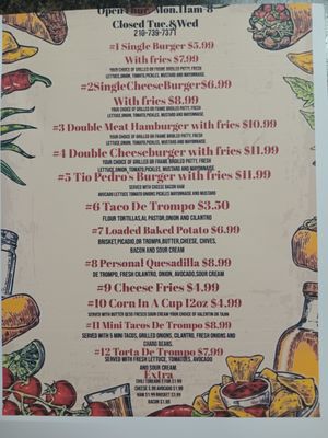 Menu photo 3 TIO PEDRO Poteet, TX Menu photo 3 TIO PEDRO Poteet, TX