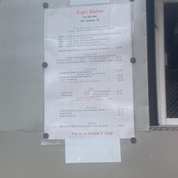 Peyt's Soup Kitchen - Menu