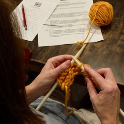 The Works Seattle - Learn to knit.