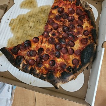 Thunderbolt Pizza - Burned pizza from mothers day - Pizza Near Me - Long Beach, California Thunderbolt Pizza - Burned pizza from mothers day - Pizza Near Me - Long Beach, California