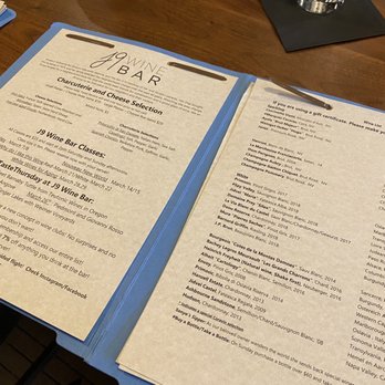 J9 Wine Bar - Menu - Wine Bars Near Me - Chicago, Illinois J9 Wine Bar - Menu - Wine Bars Near Me - Chicago, Illinois