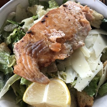 Burger Up - Caesar Salad with Salmon - New American Near Me - Nashville, Tennessee Burger Up - Caesar Salad with Salmon - New American Near Me - Nashville, Tennessee