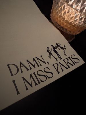 DAMN, I MISS PARIS by null