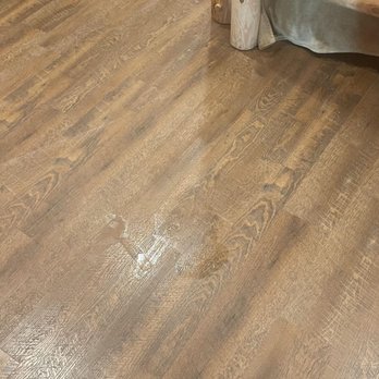 Cabins USA - Sticky stains in the floor after the cleaners left. - Vacation Rentals Near Me - Sevierville, Tennessee Cabins USA - Sticky stains in the floor after the cleaners left. - Vacation Rentals Near Me - Sevierville, Tennessee