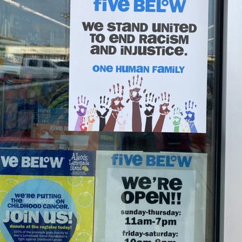 Five Below Discount Store 19659 Hwy 59 Humble Tx Phone Number Yelp