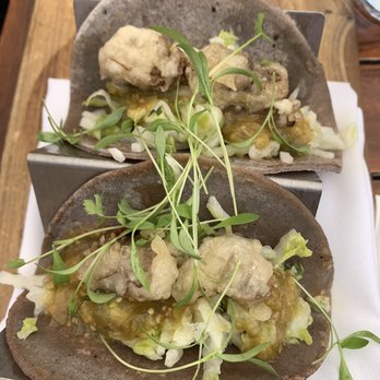 Pure Spirits - Fried oyster tacos - Seafood Near Me - Toronto, Ontario