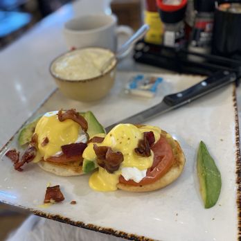 The Brunch District - Tasty California Benedict and the awesome grits (see reviewer) - Breakfast & Brunch Near Me - Colleyville, Texas The Brunch District - Tasty California Benedict and the awesome grits (see reviewer) - Breakfast & Brunch Near Me - Colleyville, Texas