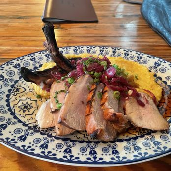 The Heritage Table - Double cut pork chop - American Near Me - Frisco, Texas