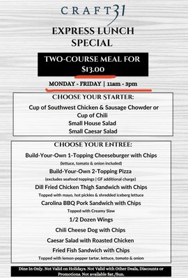 Menu photo 1 Craft 31 Williamsburg, VA Menu photo 1 Craft 31 Williamsburg, VA