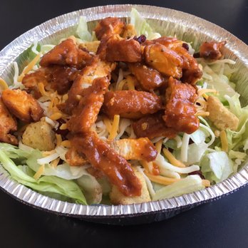 Rocky Mountain Wingshak - Buffalo salad with hot garlic pepper sauce - Chicken Wings Near Me - American Fork, Utah Rocky Mountain Wingshak - Buffalo salad with hot garlic pepper sauce - Chicken Wings Near Me - American Fork, Utah