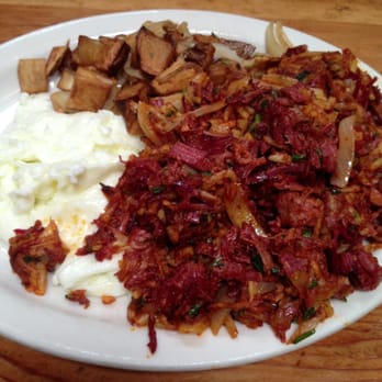 Gravy - Corned beef hash with egg whites and home fries. - American Near Me - Portland, Oregon