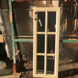 BC Glass of Stockton - Replaced this mirror in a cabinet door!