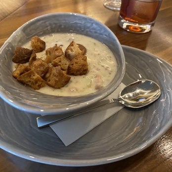 Water's Table - Pretty good clam chowder but a bit heavy on the sodium. - New American Near Me - Renton, Washington