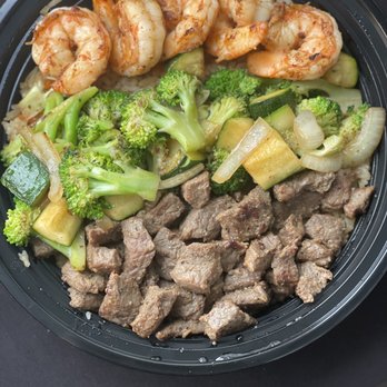 Nfusion Eats - shrimp, broccoli, and meat in a bowl - Street Vendors Near Me - Richmond, California Nfusion Eats - shrimp, broccoli, and meat in a bowl - Street Vendors Near Me - Richmond, California