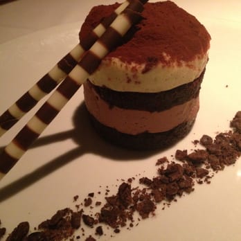 MC Kitchen - Six Layer "Modern" Tiramisu: chocolate cake, chocolate mousse, zabaglione - Italian Near Me - Miami, Florida