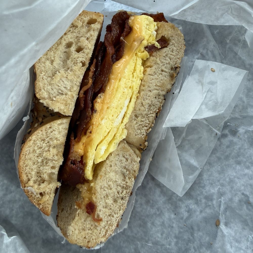 Baker’s Crust Bagel - Bacon egg & cheese - Bagels Near Me - Virginia Beach, Virginia Baker’s Crust Bagel - Bacon egg & cheese - Bagels Near Me - Virginia Beach, Virginia