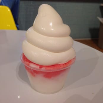 Sweet and Shavery - Small strawberry and lemon ice with vanilla custard! $3.00 - Desserts Near Me - Davis, California Sweet and Shavery - Small strawberry and lemon ice with vanilla custard! $3.00 - Desserts Near Me - Davis, California