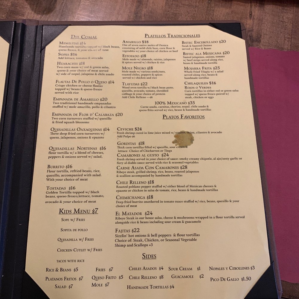 La Cabanita - Menu page two - Mexican Near Me - Poughkeepsie, New York La Cabanita - Menu page two - Mexican Near Me - Poughkeepsie, New York