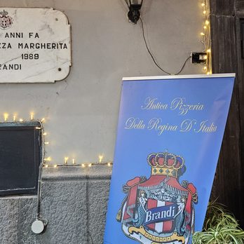 Pizzeria Brandi - Exterior 100-year Anniversary Plaque - Pizza Near Me - Naples, NA