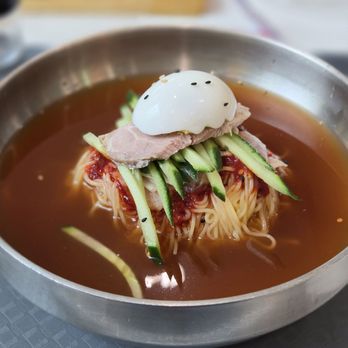 Busan Milmyeon - 물밀면 - Milmyeon (Busan Cold Wheat Noodles) - Ramen Near Me - Markham, Ontario Busan Milmyeon - 물밀면 - Milmyeon (Busan Cold Wheat Noodles) - Ramen Near Me - Markham, Ontario