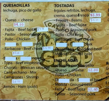 Menu photo 4 California Tacos Shop Hurst, TX Menu photo 4 California Tacos Shop Hurst, TX